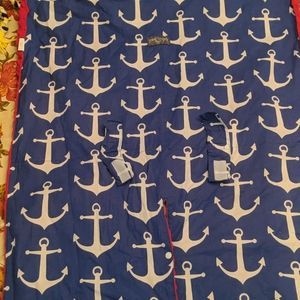 Nautical infant carrier cover